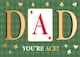 image 2 of Dad You're Ace Magical Fun Surprise! Pop Up Father's Day Card