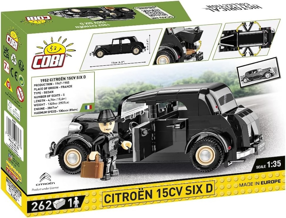 image 1 of Cobi World War II  Citroen 15CV Six D 262 pcs