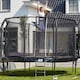 image 2 of 12ft Salta Black Round First Class Edition Trampoline with Enclosure