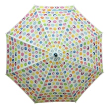 Laura Wall Folding Umbrella Automatic Telescopic Dots | Multi | Canopy: 98cm