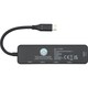 image 2 of Loop Plastic Multimedia USB Adapter | Black | Black | 1