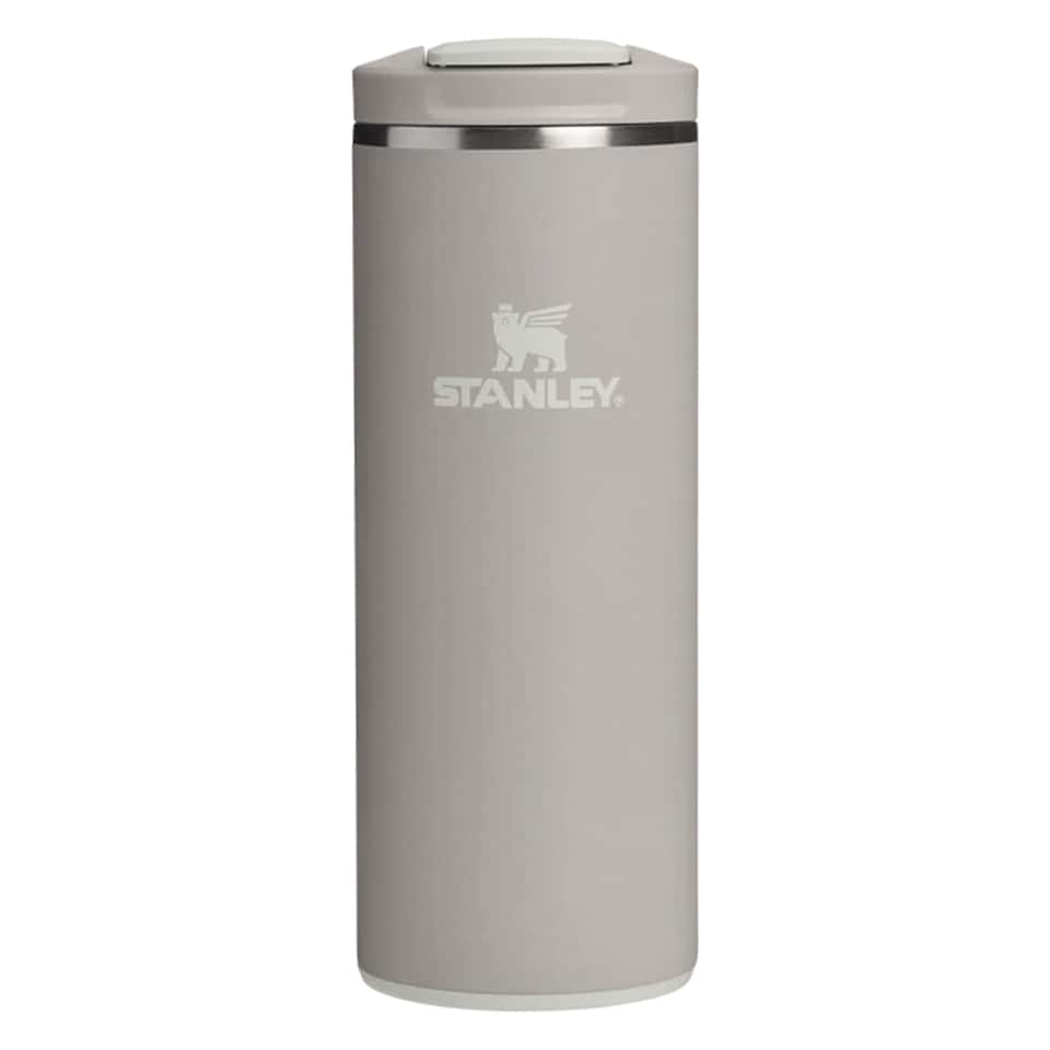 image 1 of 0.35L Insulated Stainless Steel Travel Mug Leakproof Flip Top Lid