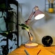 image 1 of ValueLights Monda Painted Pink Table Lamp and E14 Golfball LED 4W Warm White 3000K Bulb