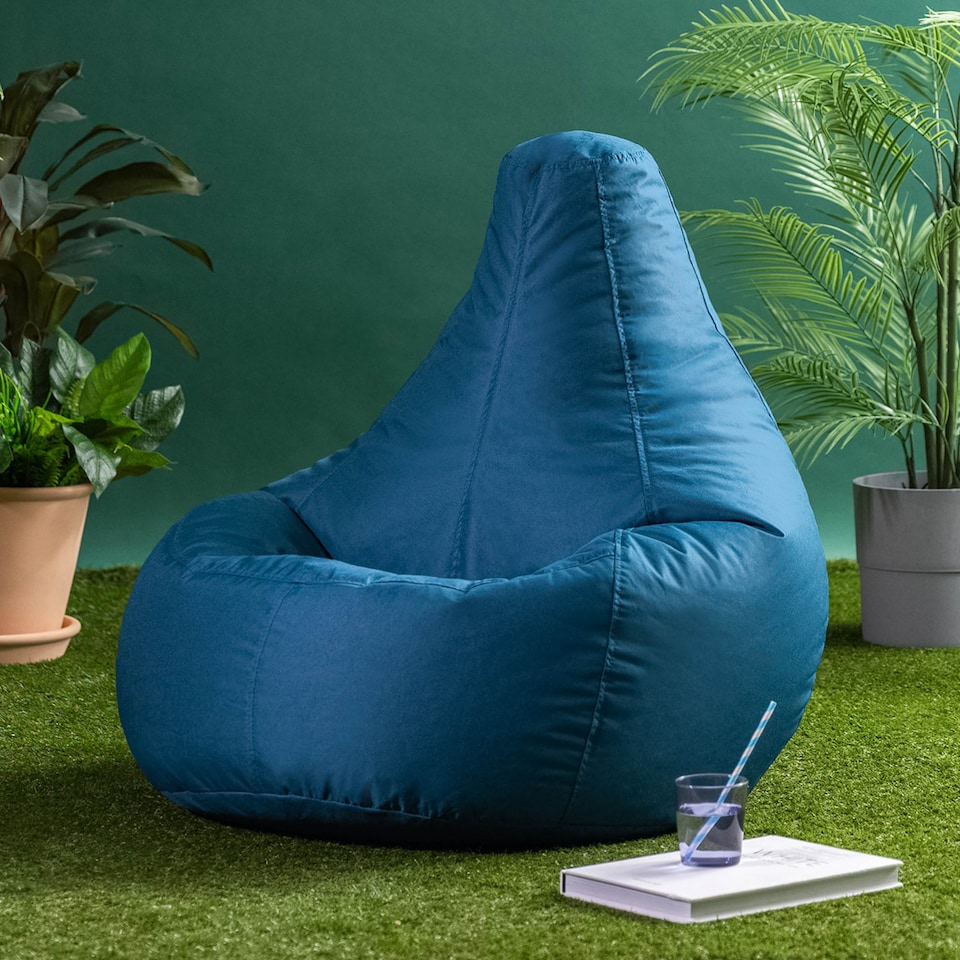 image 1 of icon Dalton Medium Beanbag Outdoor Teal Set of 2