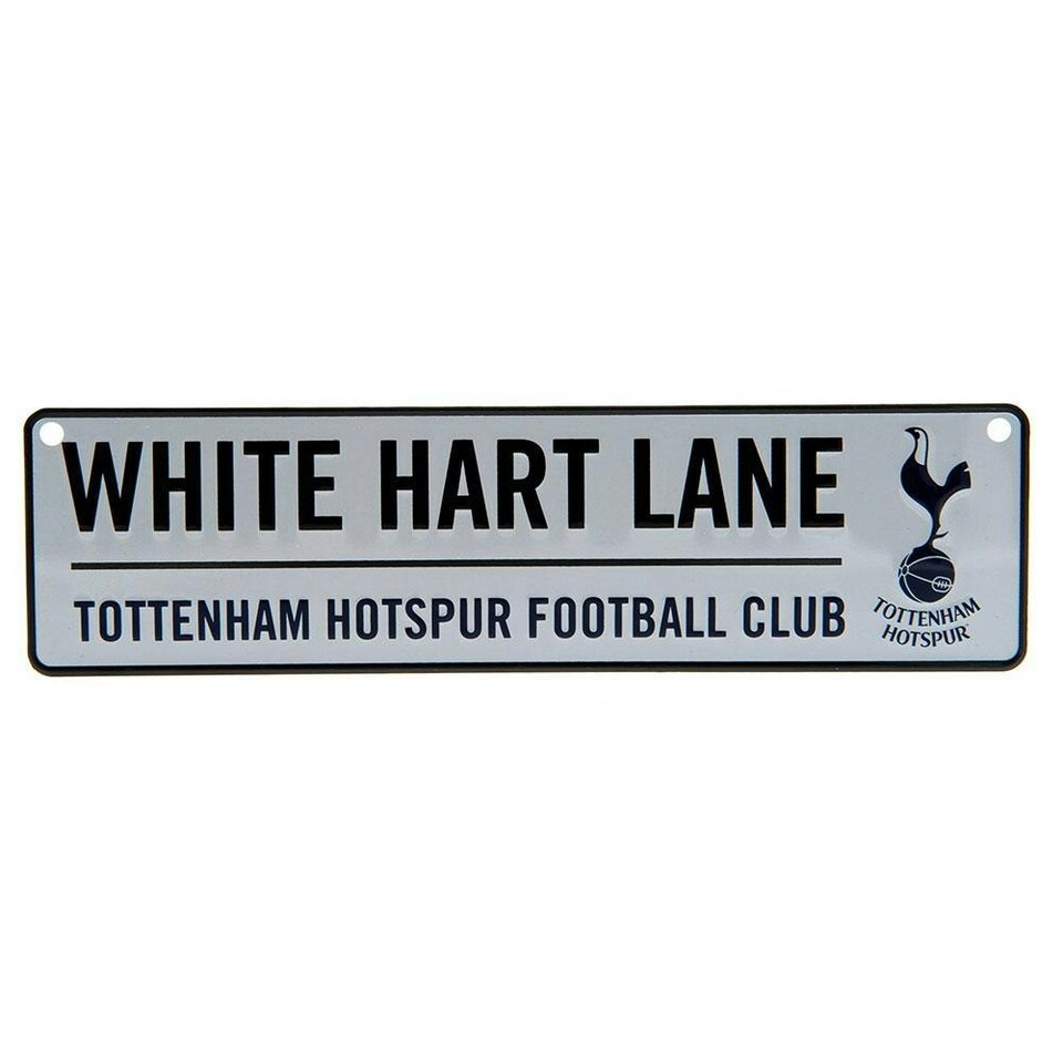 Tottenham Hotspur FC Window Sign - White/Black/Navy - One Size