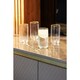 image 6 of Mikasa Highball Cocktail Glasses Set Clear Ridged Crystal 375ml Set of 4