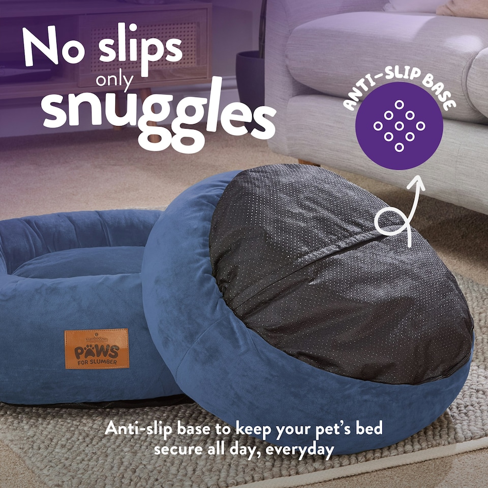 image 1 of Paws for Slumber Donut Pet Bed, X Large