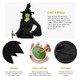 image 2 of Deluxe Witch Costume | Black | M