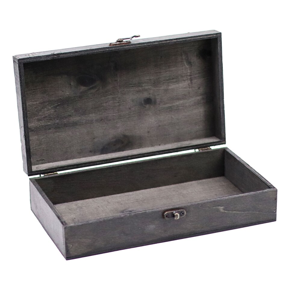 image 1 of Serenityy Vintage Grey Tea and Gift Hamper Box