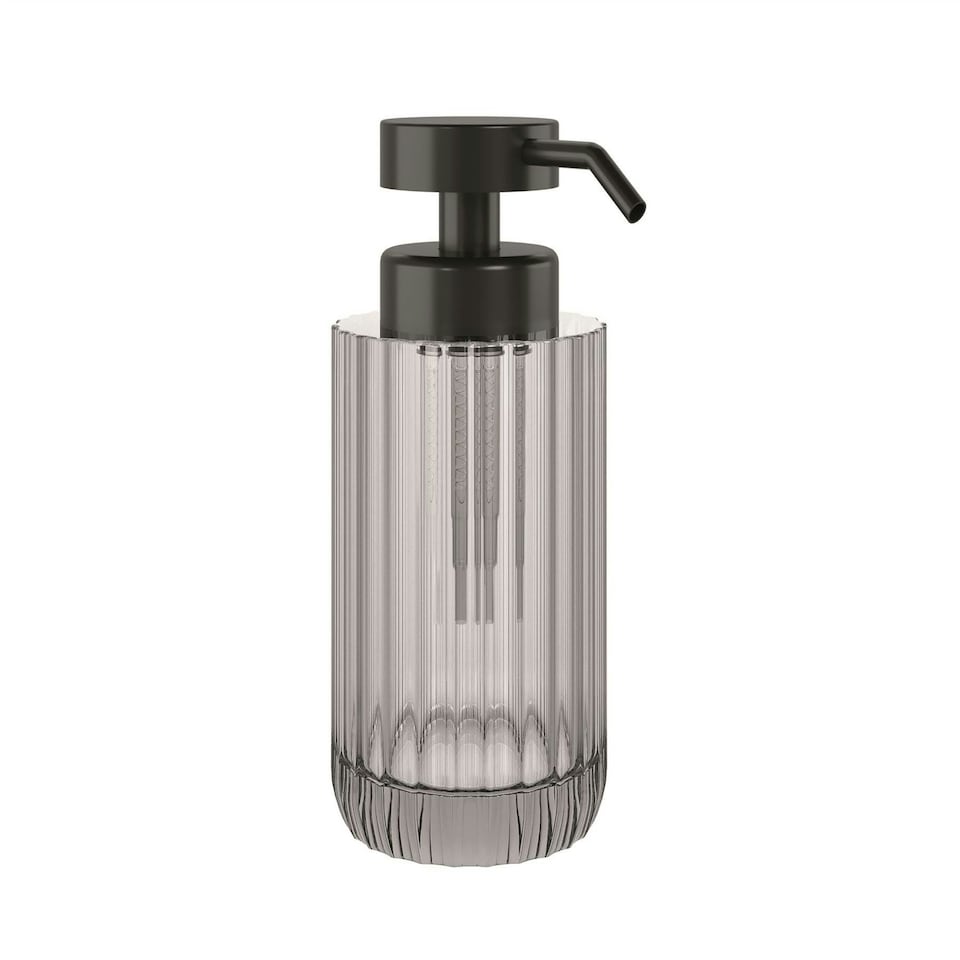 image 1 of Cosmic Liquid Soap Dispenser w/ Durable Plastic for Bathroom, Smokey Grey-350ml