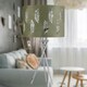 image 6 of Fern - Sage Green Cut Out 25cm Pendant Lightshade Green | Silver