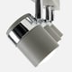 image 2 of ValueLights Modern 3 Way Cement Effect Straight Bar Ceiling Spotlight