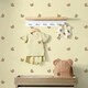 image 3 of Cozy Bear Wallpaper in Lemon Yellow Multi