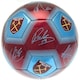 image 4 of West Ham United FC Signature Football - Claret Red/Sky Blue - 5