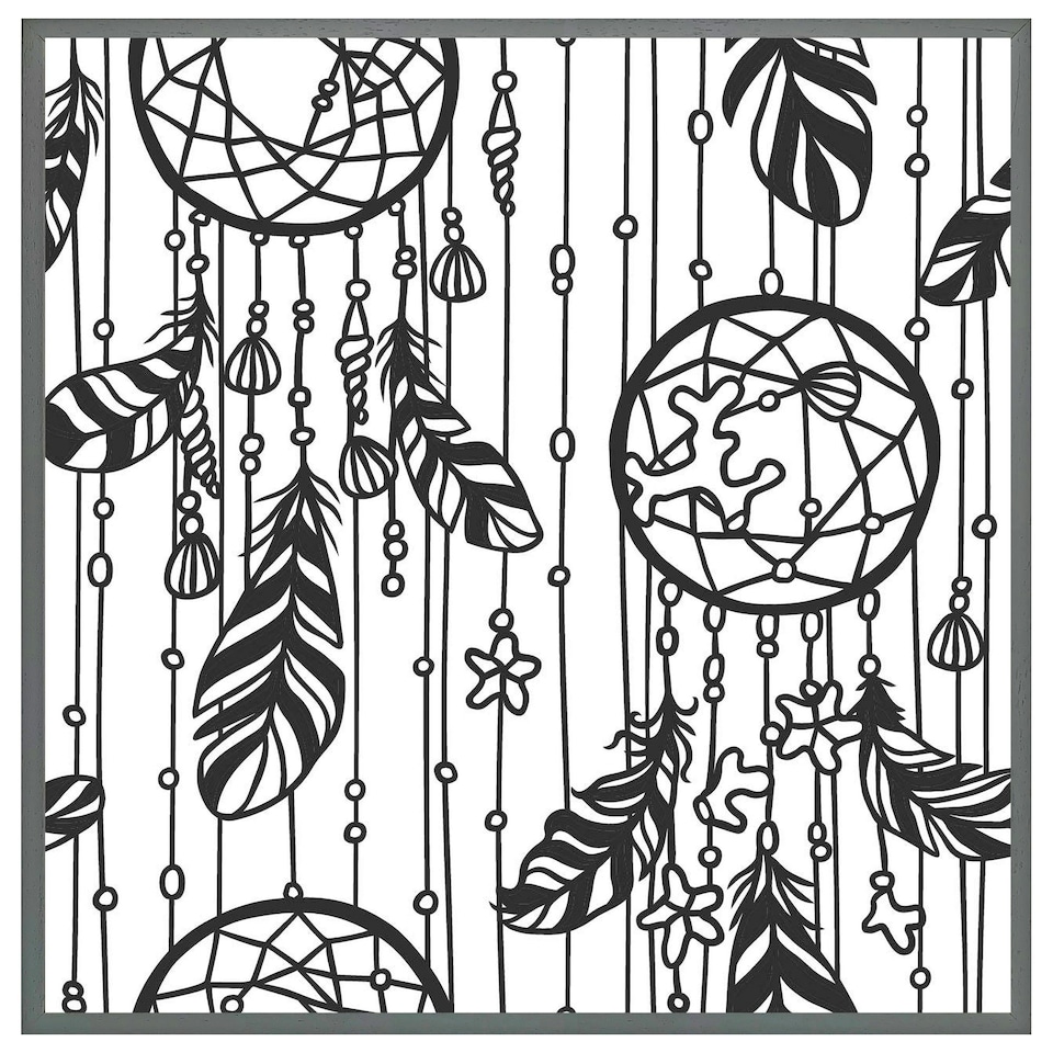 image 1 of Black contour (Picture Frame) Black | XS