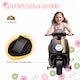 image 7 of AIYAPLAY 6V Kids Electric Motorbike, Ride on Motorbike with Headlight, Music, Forward Reverse, Training Wheels, for Ages 18-36 Months, Black
