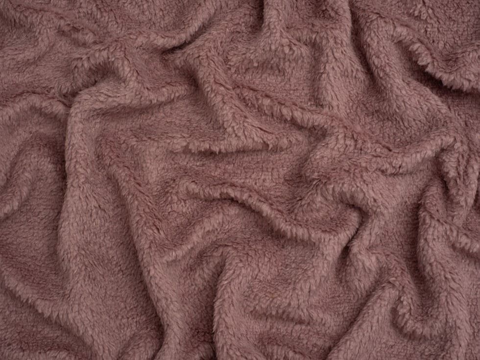 Minerva Core Range Purple Baby Soft Sherpa Fleece Fur Fabric for Dressmaking, Toy Making, 150cm / 59" Wide - per metre