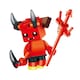 image 1 of Glow in the Dark Devil Halloween Character Block Kit