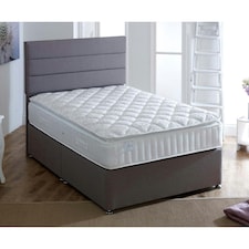 Pillow Top 1000 Pocket Medium Mattress 28cm Small Single White | Small Single