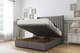 image 2 of Sloomy Marlborough Pewter Dumfries Ottoman Bed With Mattress With 54" Wingback Headboard 5' King