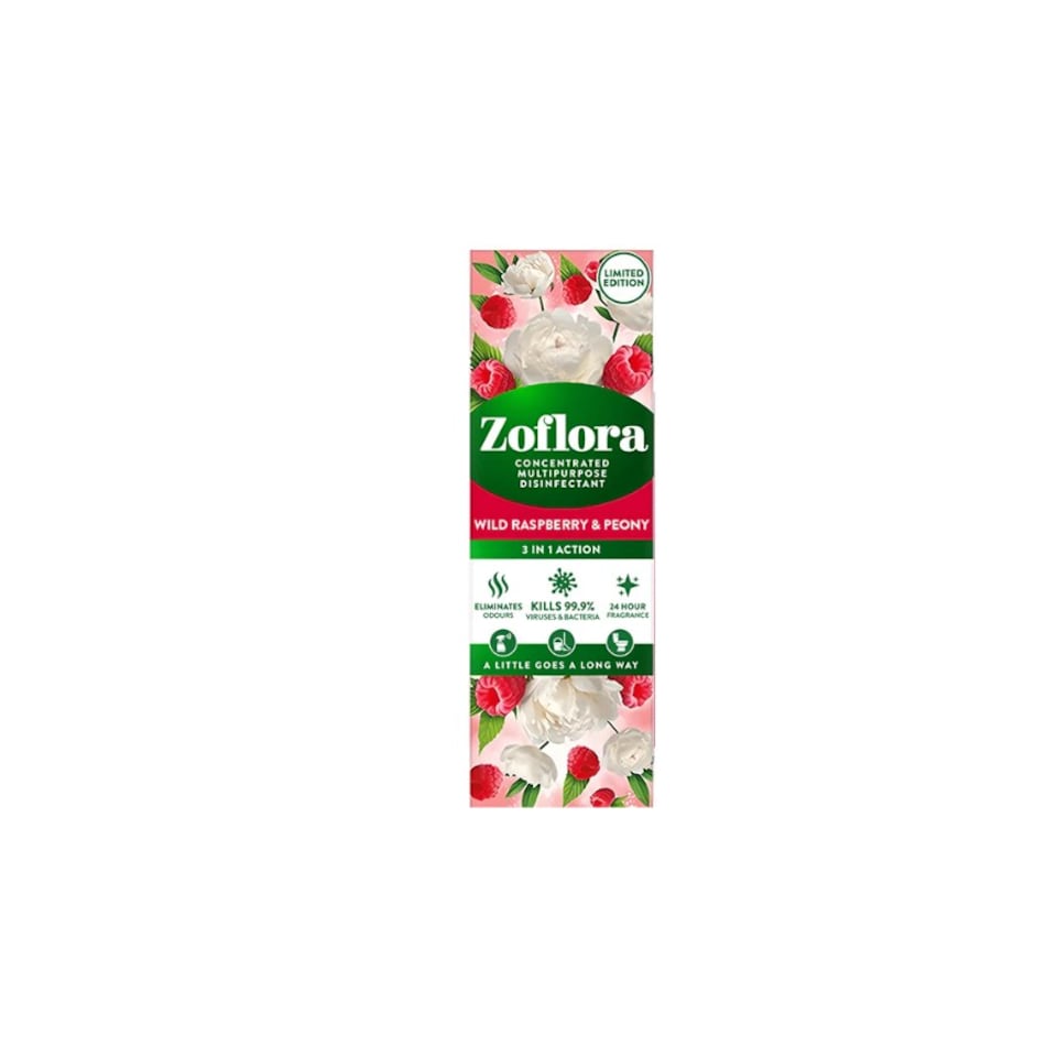 Zoflora Raspberry and Peony Concentrated Fragrance 250ml | Red | 1