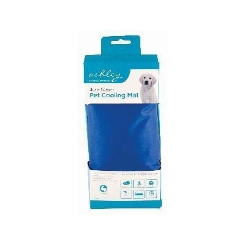 Ashley Pet Cooling Mat - 40cm x 50cm - Blue