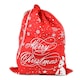image 4 of 46 x 60cm Large Christmas Santa Sack Snowflake Snowman 1Pc