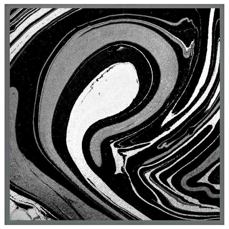 image 1 of Black marbled paint (Picutre Frame) Brown | XL