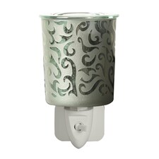 Aroma Wax Melter Plug In Green Swirl 13cm