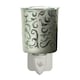 image 1 of Aroma Wax Melter Plug In Green Swirl 13cm