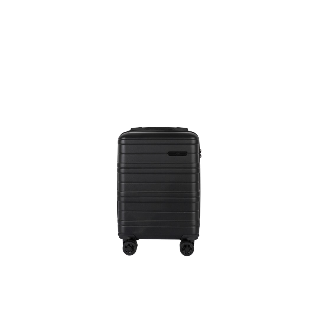 Hard Shell Cabin Luggage 40x30x20 Carry On Suitcase TSA Lock | Black | Black | Cabin Bag