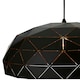 image 4 of Interiors by Premier Medium Black and Copper Dome Pendant Light