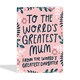 image 2 of Pretty Greatest Daughter Mother's Day Card For Mum