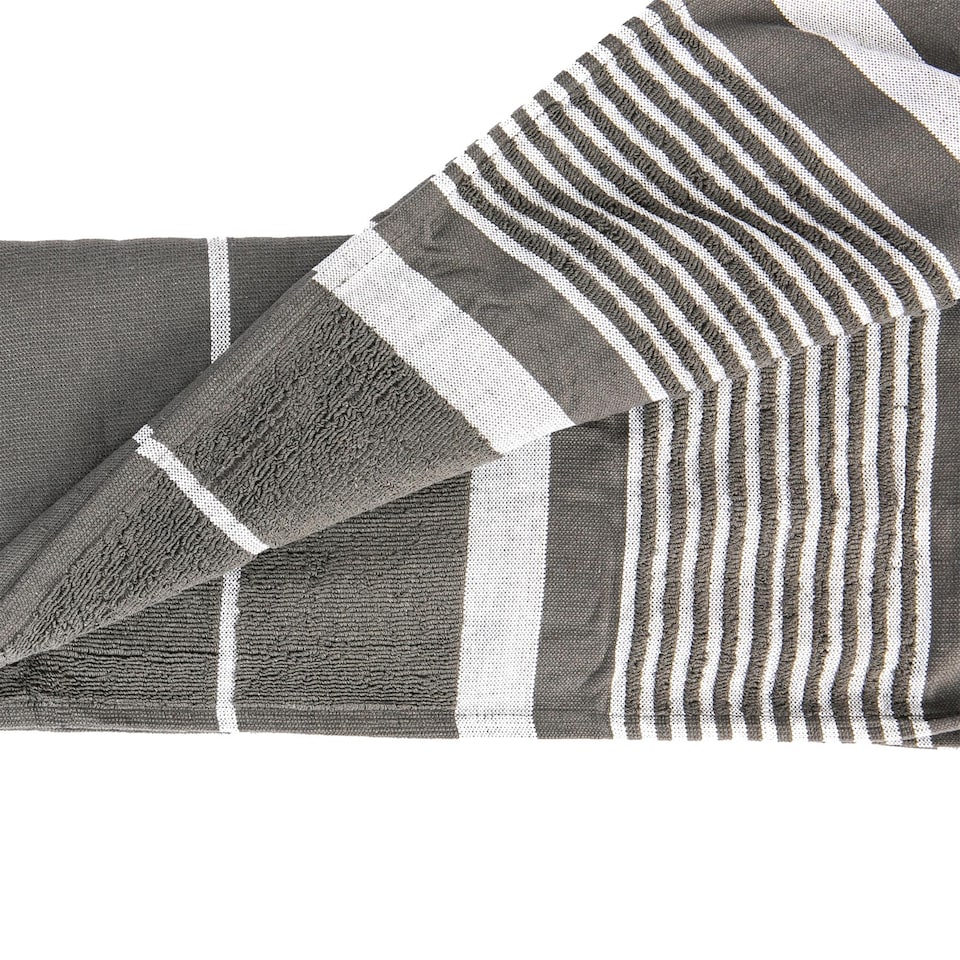 image 1 of Nicola Spring Deluxe Turkish Cotton Bath Towel - 157 x 87cm - Steel Grey | Grey | Steel Grey