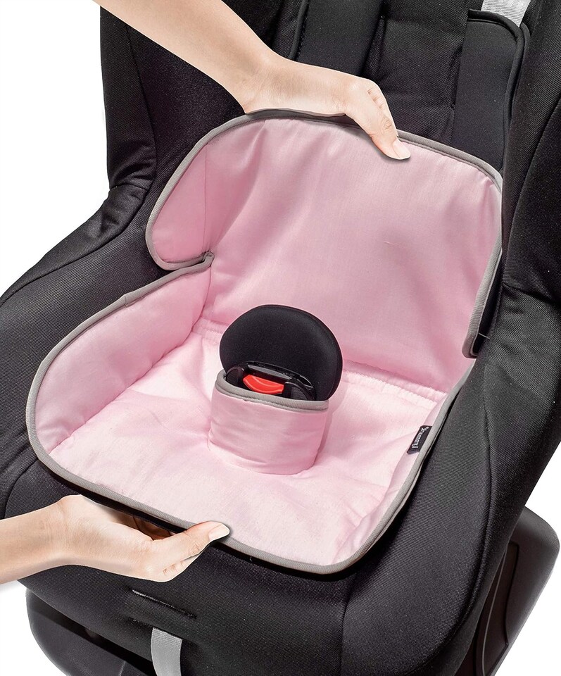 image 1 of Lynmark Potty Training Car Seat Protector Cover with Middle Buckle Hole | Pink | 1