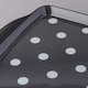 image 10 of Melamine Dotty Tray, Small | Red | Red