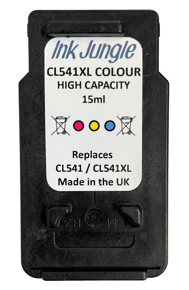image 1 of 2x Refilled Canon PG540L Black & 1x CL541XL Colour Ink Cartridge | Multi | 3