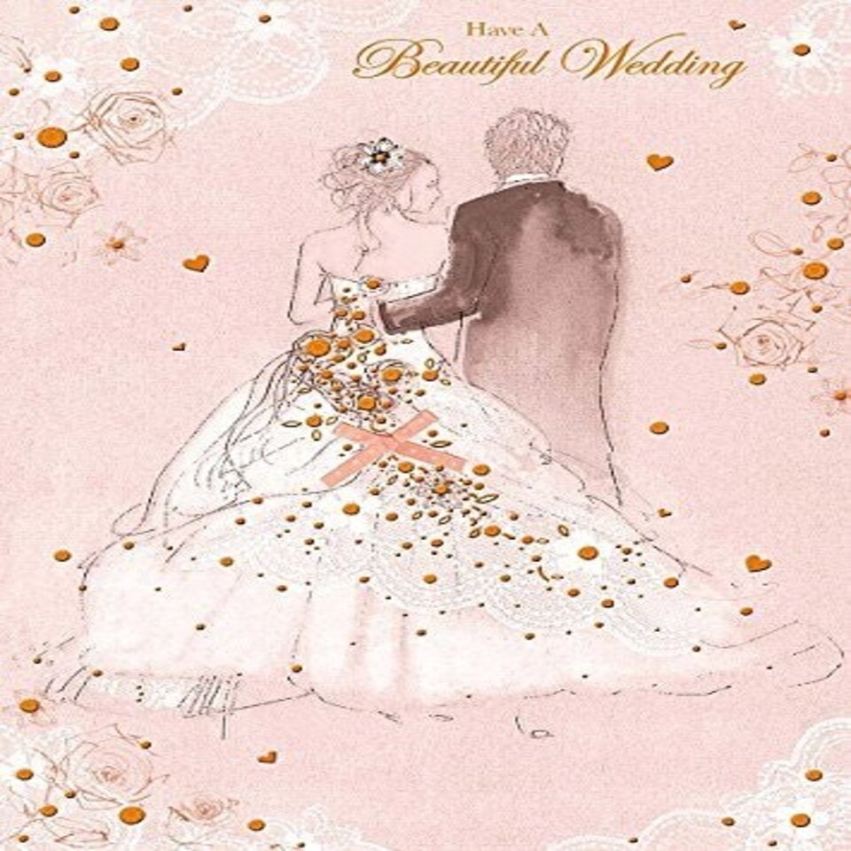 image 1 of Beautiful Wedding Married Life Together Congratulations Card