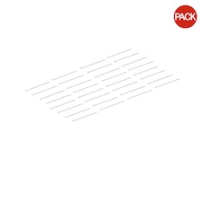Tiger Stationery Essentials Straight Pins (Pack of 360) - Silver - One Size