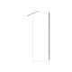 image 1 of Aica Bathrooms 760x1900mm Walk in Wet Room Shower Screen Panel 8mm EasyClean Glass Shower Cubicle | Chrome