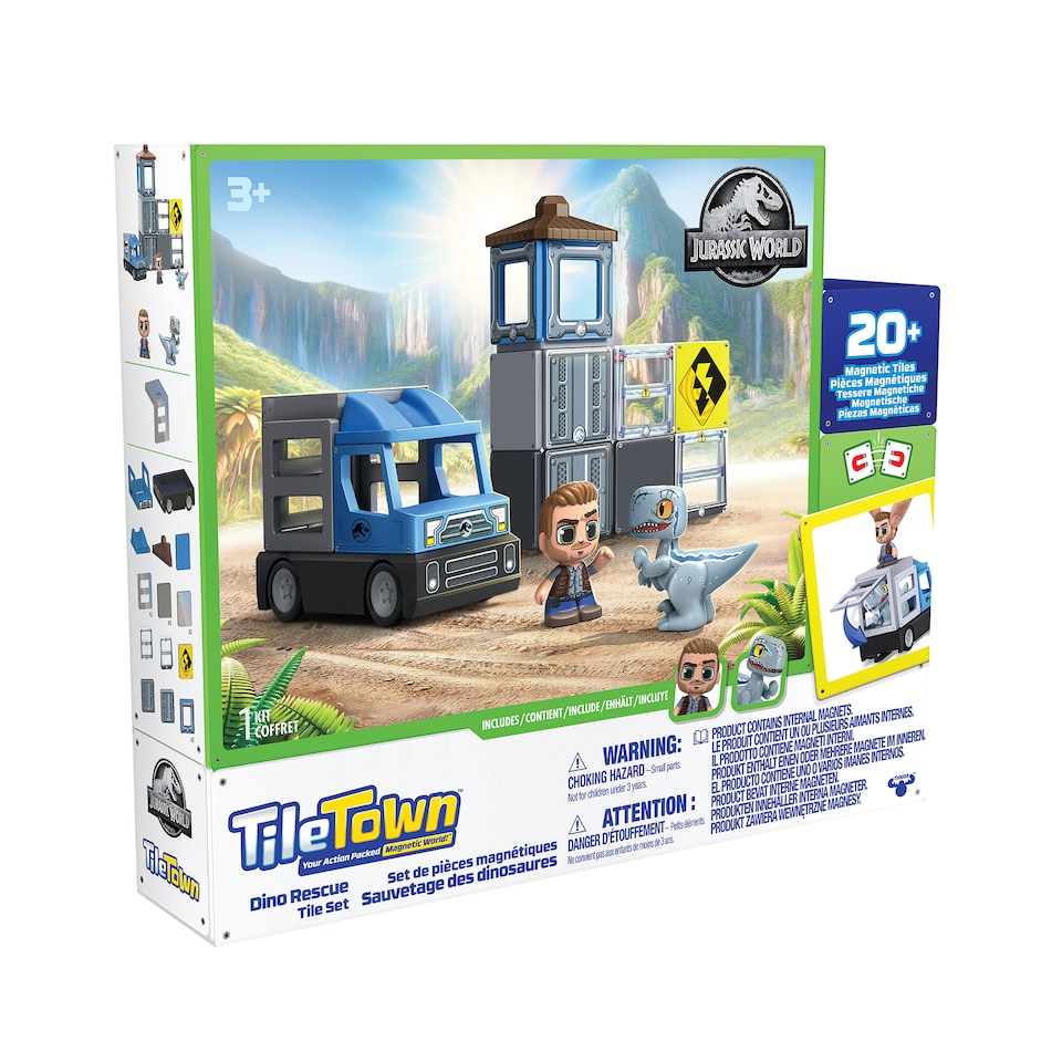 image 1 of Tile Town Jurassic World Dino Scape Set