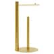image 1 of Interiors by Premier Free Standing Toilet Roll Holder, Warm Metallic Toilet Tissue Holder, Luxe Chrome Finish Toilet Paper Stand