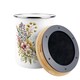 image 5 of Flower Bouquet Compost Caddy - Metal 2L Decorative Kitchen Food Waste Bin