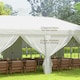 image 6 of Outsunny 3 x 6m Pop Up Gazebo Height Adjustable Party Tent w/ Storage Bag Black