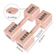 image 2 of Centra A Pair 2.8KG-10KG Adjustable Dumbbells With Metal Weight Block Set Pink