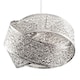 image 1 of ValueLights Hacienda Brushed Chrome Ceiling Pendant Shade
