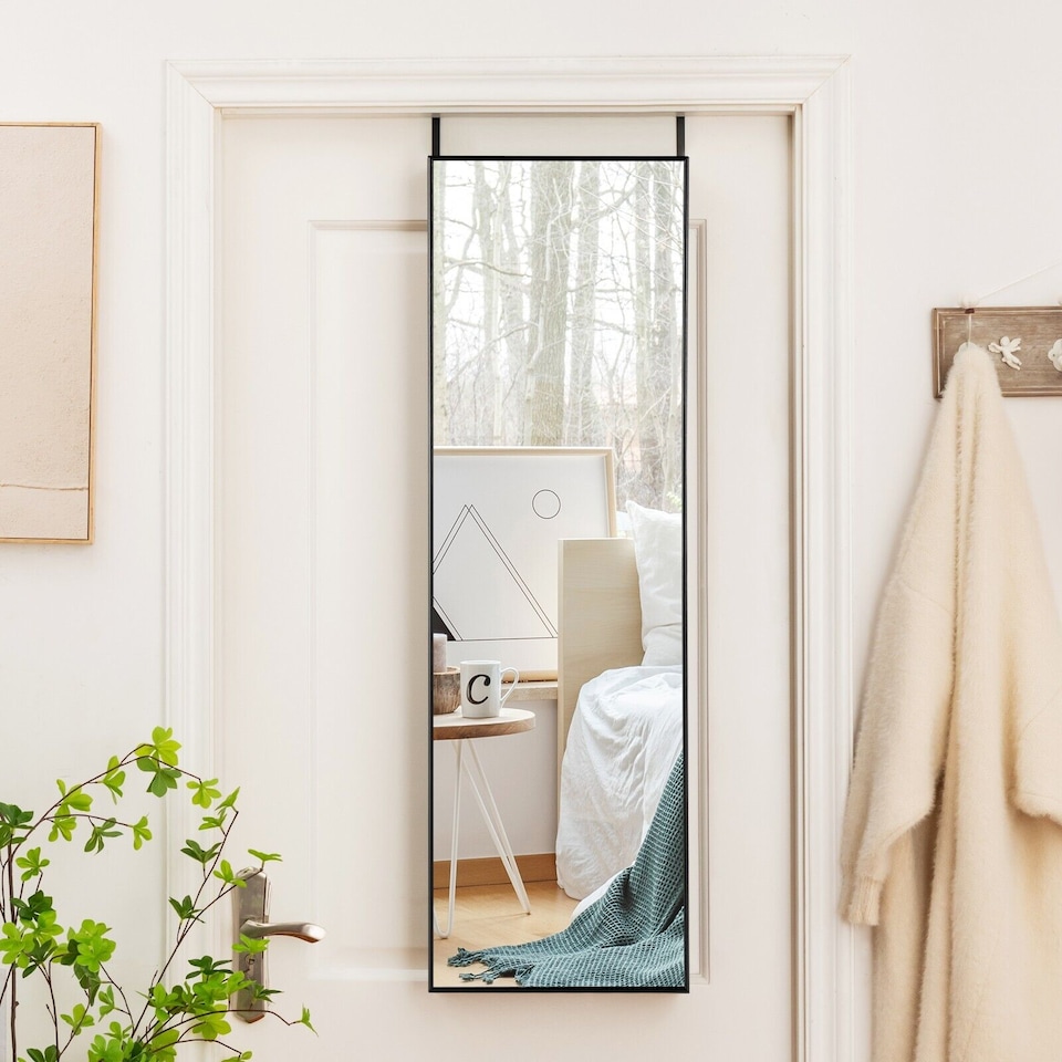 image 1 of COSTWAY 2 IN1 Full Length Mirror Full Body Dressing Mirror