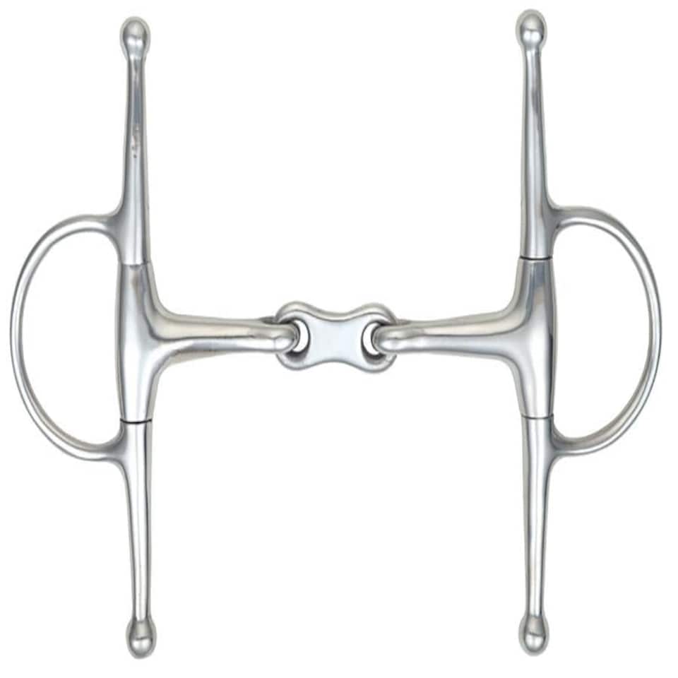 image 1 of Shires Full Cheek French Link Snaffle N/A | Size: 4.5 Inch
Colour: One Colour