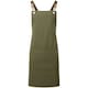 image 1 of Premier Cross Back Bib Apron - Olive - One Size