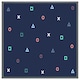 image 3 of Hipster pattern (Picture Frame) Black | XS